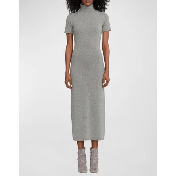 Ralph Lauren Collection Purple Label Cashmere Day Sweater Midi Dress Turtleneck - Picture 5 of 9